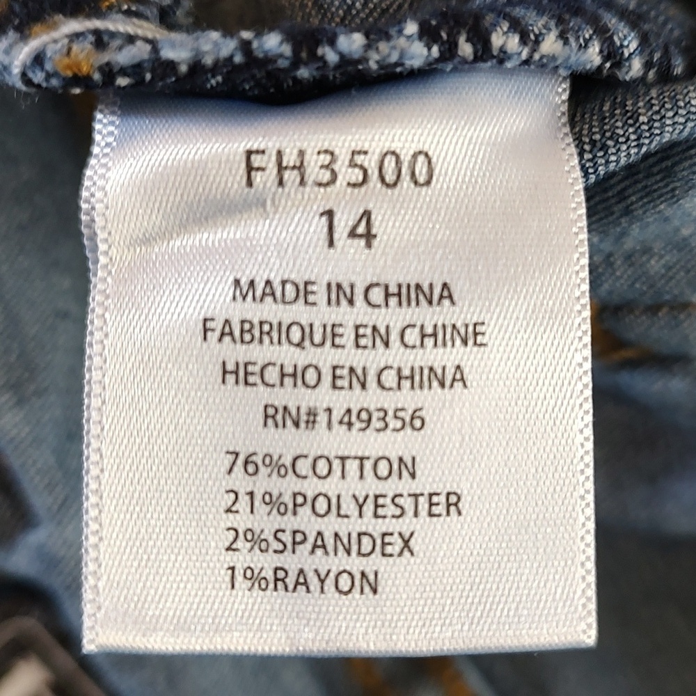 Denim 4 US Blue Jeans Size 14 - Picture 4 of 4